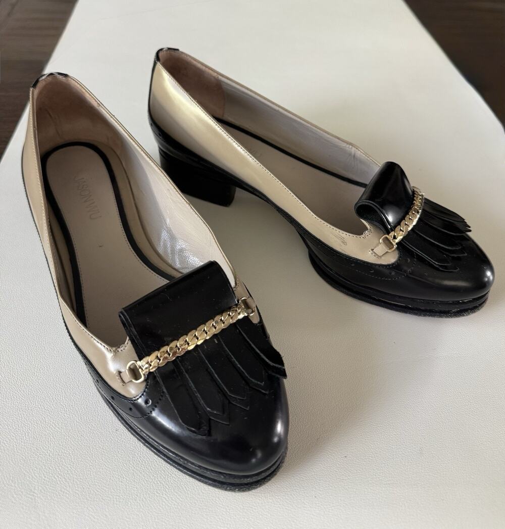 Jason Wu Kiltie Oxford Loafers Women’s 38 Shoes Elegant Academia Italy Made